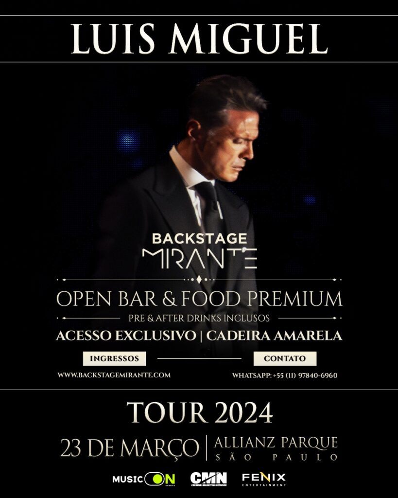 Luis Miguel - Backstage Mirante - Allianz Parque