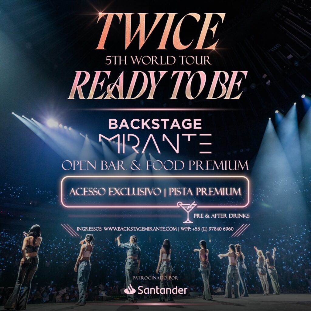 Twice - Backstage Mirante - Allianz Parque